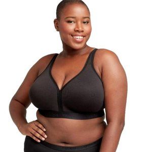 Cacique Lane Bryant Womens Bra Cotton Lightly Lined No Wire Size 40C Black